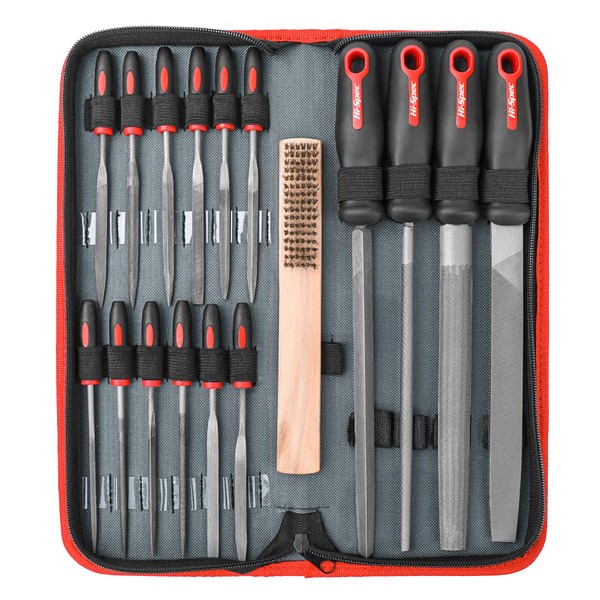 Hi-Spec 17 Piece Metal Hand & Needle File Tool Kit