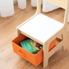 Costzon Kids Table and Chair Set, 3 in 1 Wooden