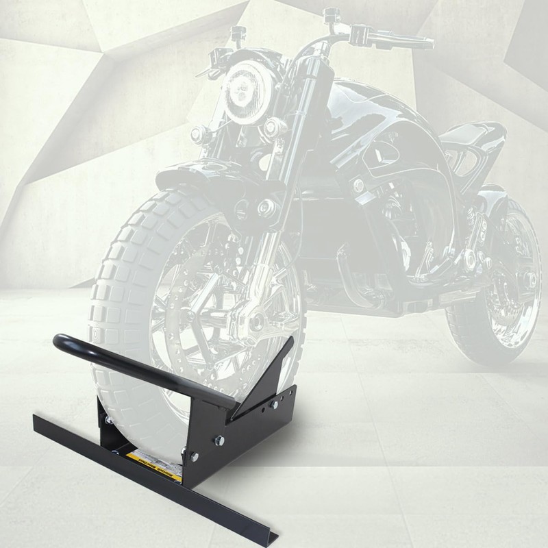 MaxxHaul 80077 Standard Motorcycle Wheel Chock with Pivoting Cradle