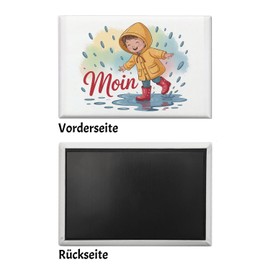 Fröhlicher Regentag Moin Souvenir Souvenir Magnet Souvenir Magnet mit lustigem Spruch für Reiseliebhaber