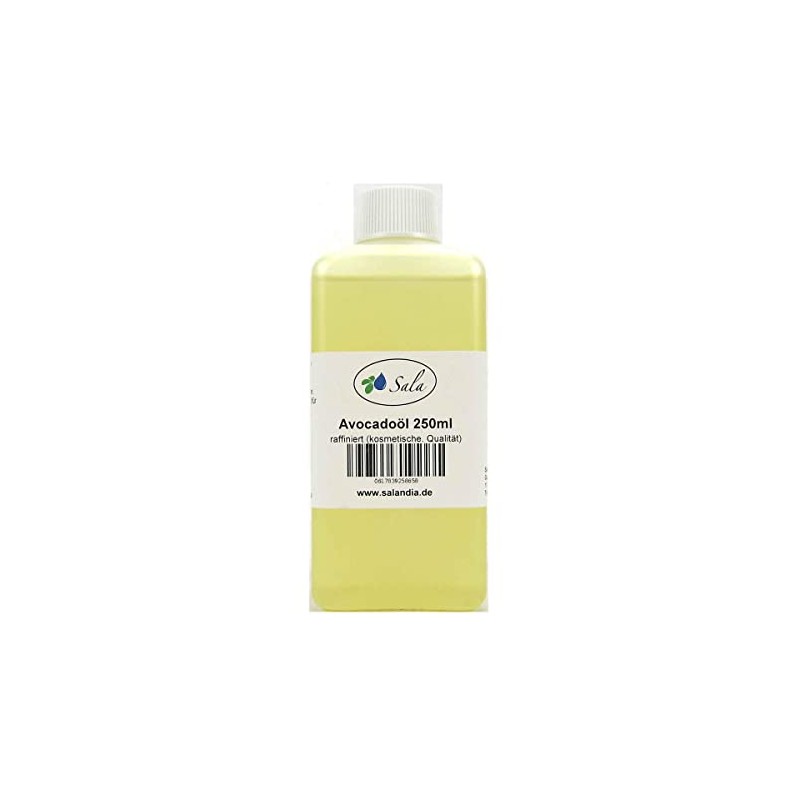 Sala Avocado Oil Refined Cosmetic Quality (250ml HDPE Bottle)
