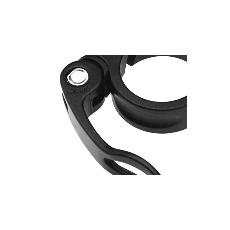 31.8mm Quick Release Bicycle Mountain Bike Seat Clamp Black Aluminum