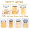 24 Pcs Chair Leg Floor Protectors, Silicone Felt Furniture Leg