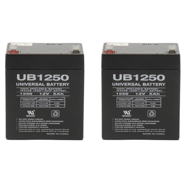 UPG NEW! 12V 5AH Alarm Security Fire System Battery 12Volt