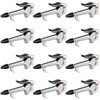 12 Pcs Air Blow Gun 1/12 NPT Nozzle Rubber Safety