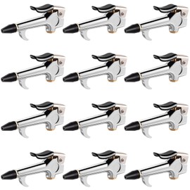 12 Pcs Air Blow Gun 1/12 NPT Nozzle Rubber Safety Tip,Black