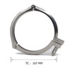 QMINOX 6 Inch Three Segment Tri Clamp Clover Sanitary Stainless