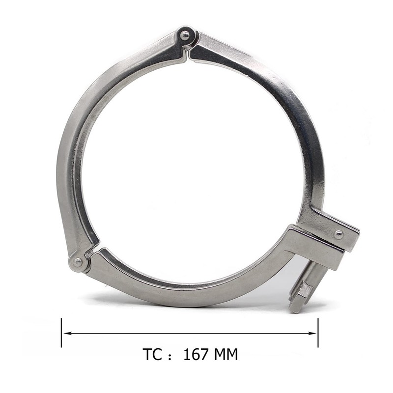 QMINOX 6 Inch Three Segment Tri Clamp Clover Sanitary Stainless