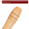 sourcing map 10pcs Wooden File Handle 4.33 Inch Round Hole