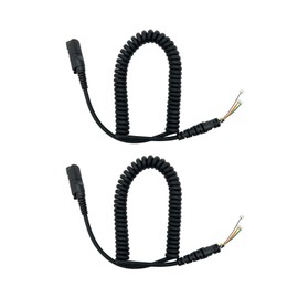 VBLL Reinforced Microphone Mic Cable Cord Wire for XPR3000 XPR3000e XPR3300 XPR3300e XPR3500 XPR3500e XIR P6620 PMMN4075 PMMN4076 (2 Pieces)