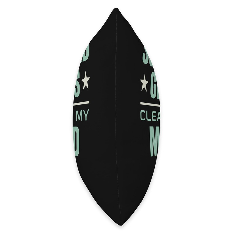 Aquarium Cleaner Fish Tank Technician Algae Scrub Throw Pillow