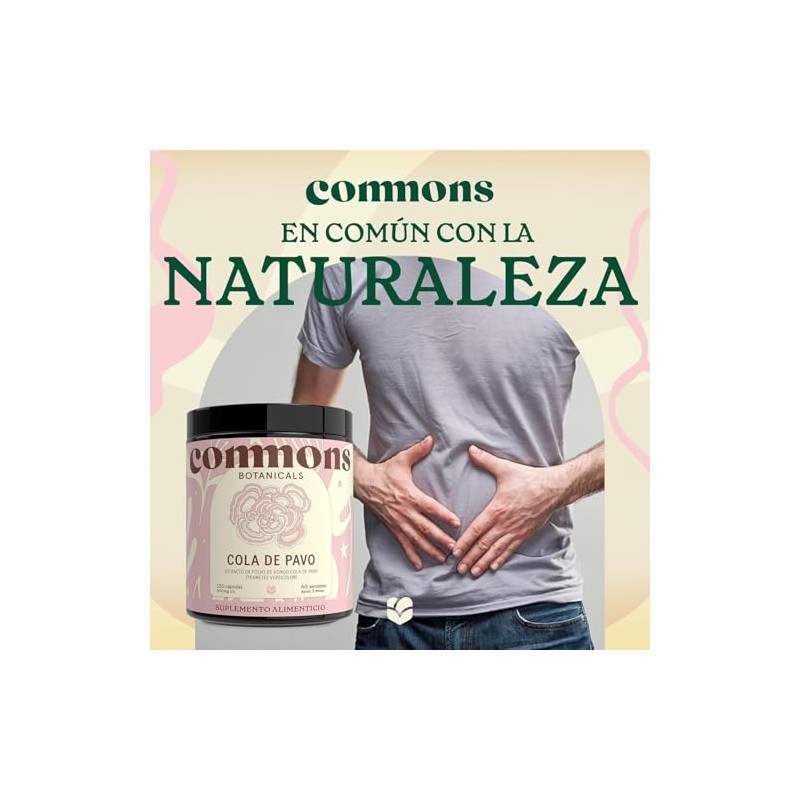 Hongos Adaptógenos - Suplemento de Hongo Cola de Pavo 120