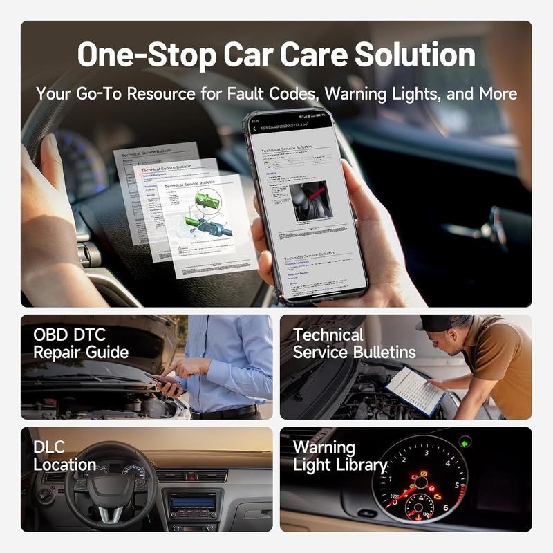 TOPDON Automotive CarPal OBD2 Scanner, Auto Bluetooth-compatible OBD2 Scanner, Car Diagnostic Scanner, Gift