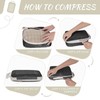 Compression Packing Cubes with Mesh,4 Pcs Travel Packing Cubes Set,Lumobrilla