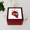 CafePress Hockey Helmet Memory Keepsake Jewelry Box, 5"x5"x3.75"