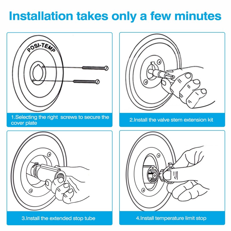 96945 Shower Handle Extension Kit for Moen Posi Temp Single
