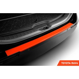 Luxshield Car Bumper Protector Set for Toyota RAV4 5 (V) A5 I 2018-2024 - Rear Bumper guards for cars, anti scratch, Paint Protection For Sill - Transparent
