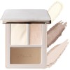MilleFee Cheat Face Contour Palette (01 Deceptive Warm) Highlight Shading