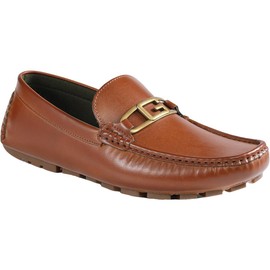 Guess Men's AMAR Driving Style Loafer, Cognac 210, 8.5
