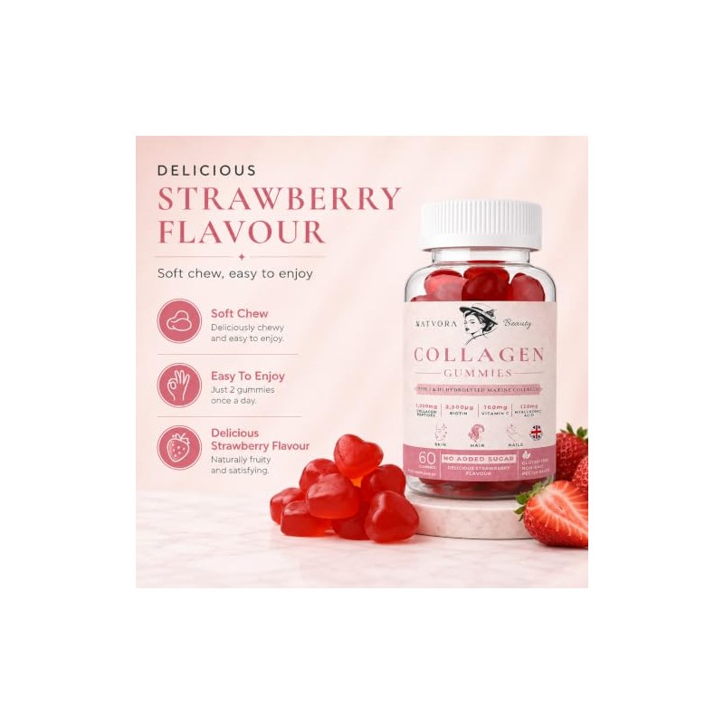Collagen Gummies | 5 in 1 Beauty Formula | No