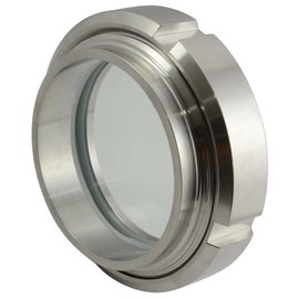 SuperWhole 76mm 3" Sanitary Sight Glass Stainless Steel SS316 Circular Viewing