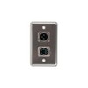 Elite Core Duplex Wall Plate w/1 Tactical Ethernet and 1