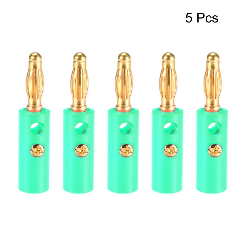 sourcing map 4mm Banana plugs Speaker Wire Cable Screw Plugs