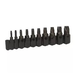 LISLE 61980 10-Piece Stripped Screw Extractor Set