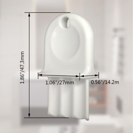 Alamic Paper Towel Dispenser Key Toilet Paper Dispenser Key Universal - 5 Pack