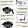 Chillnstay 4-Cup Fat Separator with Bottom Release, Gravy Separator and
