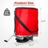 Walensee Handheld Bag Seeder Spreader with 25lb Bag, Frame Support,