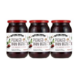 Old World Quality Foods Pickled Veggie – 3 Jars – All Natural & Gluten-Free (Pickled Baby Beets)
