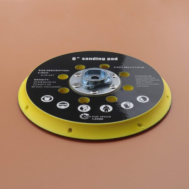 EMSea 6 Inch Sander Backing Pad Sander Base 150mm 17
