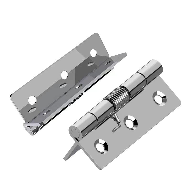 2Pcs 4" Spring Door Hinges, Heavy Duty Window Hinge 304