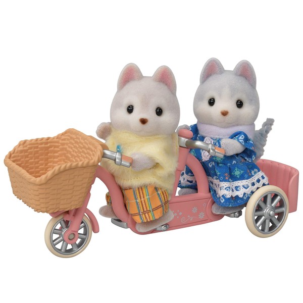 Sylvanian Families Nakayoshi Cycling Set - Husky Geek - DF-15