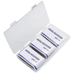 7 Pack pH Test Strips, 560 Strips pH.1-14 Universal pH Test Paper Litmus Test Paper pH Soap Making Testing Strip for Water Wine Saliva Urine Soil Testing Pet Food (Storage Case)