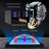 TRQWH Welding Helmet Auto Darkening True Color 1/1/1/2 Clarity Wide
