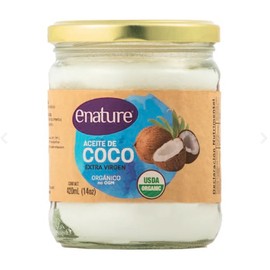 Enature Aceite de Coco Orgánico, Virgen, 420 ml