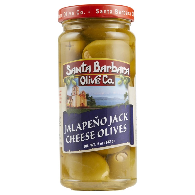 Santa Barbara 3pk Jalapeno Jack Cheese Stuffed Olives 5oz