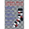 Sock Snob - Ladies Thick Warm Funky Checkered Patterned Breathable