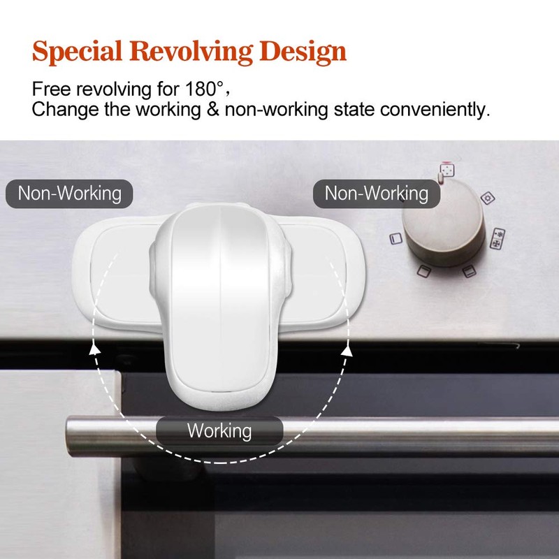 EUDEMON Child Safety Heat-Resistant Oven Door Lock, Oven Front Lock