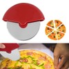 2Pcs Stainless Steel Pizza Cutter, Pizza Cutter Wheel Hob, Bakery