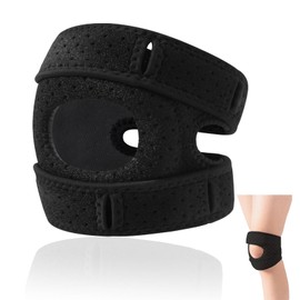 CHAOTEMAI 2 Stück Patella Kniebandage Männer Verstellbar Kniestütze Damen Dekompression Kniebandage Meniskus Rutschfest Knee Support Atmungsaktiv für Laufen Fitnessbegeisterte Sportler Senioren