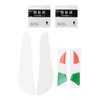 1 Pair Motorcycle Front Winglet Aerodynamic Wing Universal Black Replacement