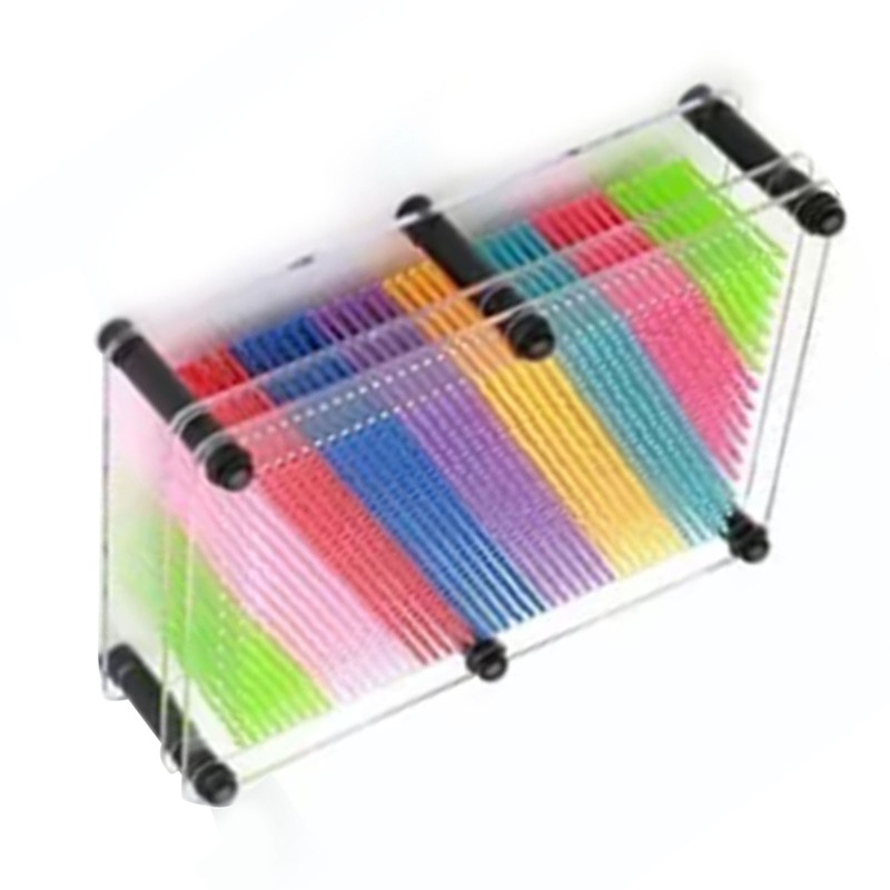 3D Pin Art Board Toy Colorful Improve Imagination Incredibly Patterns