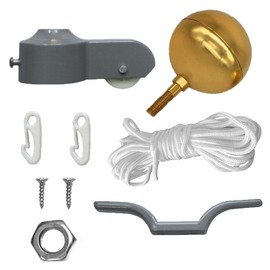 Smilbaley Flagpole Accessory Kit, Flagpole Repair Kit, Flagpole Hardware Parts Repair Kits, Stainless Steel, for Garden Decoration, Flagpole, Maintenance of Flagpoles