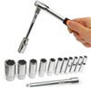 JinPhon 1/4 Inch Professional Ratchet Set, Socket Spanner Set 1/4,