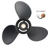 VRIWOY Upgrade Aluminum 12×17 Boat Propeller for BRP Johnson Evinrude