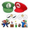 Kit Sombreros AC Mario Bros Luigi Adulto Infantil 6 Piezas