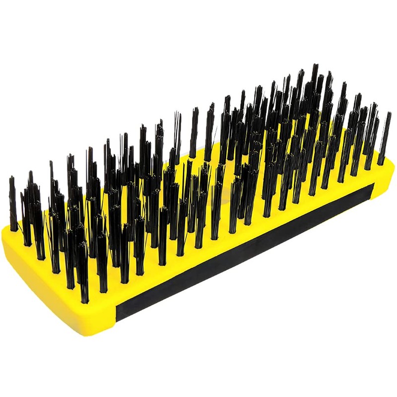 ALLWAY SB619 Soft-Grip Carbon Steel Wire Scrub Brush Block